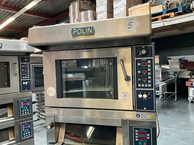 2008 polin forno wind 6040/5 broodoven - afbeelding 4 van  10