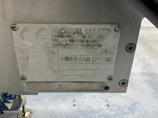 2008 proseal gt1 traysealer - afbeelding 7 van  18