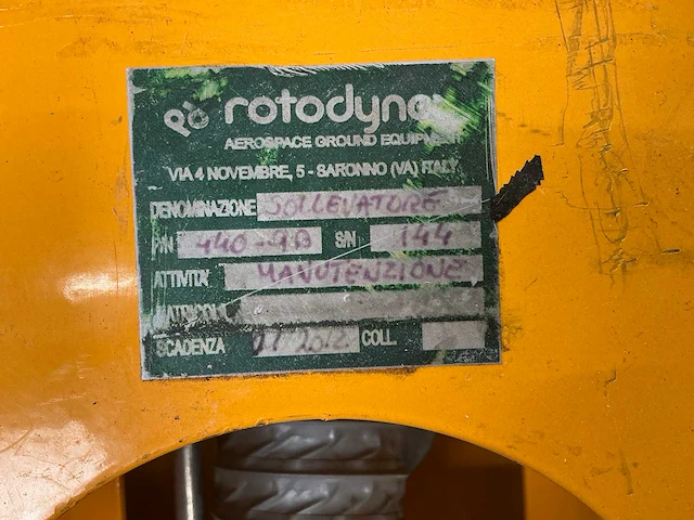 2008 rotodyne 440-9a nh90 helicopter lift systeem - afbeelding 6 van  17