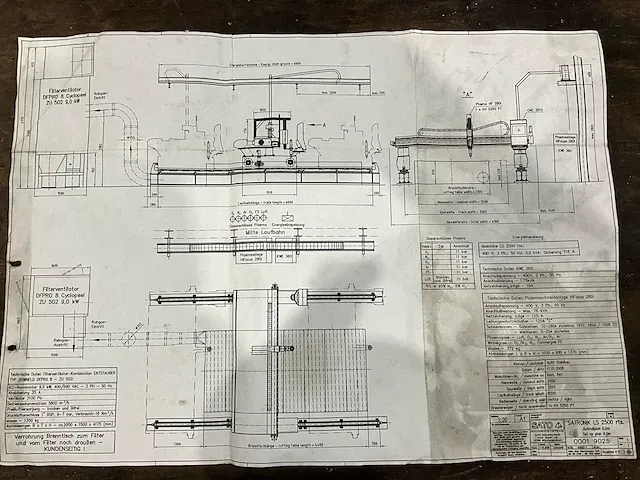 2008 sato satronik ls-2500 plasmasnijmachine - afbeelding 15 van  27