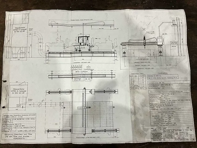2008 sato satronik ls-2500 plasmasnijmachine - afbeelding 15 van  27