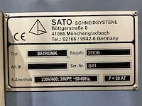 2008 sato satronik ls-2500 plasmasnijmachine - afbeelding 16 van  27
