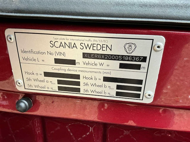 2008 scania r500b 6x2 v8 vrachtwagen geconditioneerd - afbeelding 16 van  46