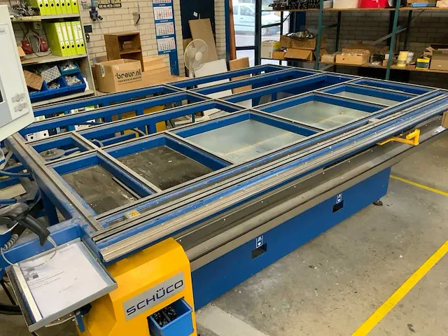 2008 schüco fpm 250 av beslag montage tafel - afbeelding 2 van  7