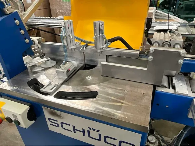 2008 schüco pgz+ glaslatprofiel afkortcirkelzaagmachine - afbeelding 10 van  32