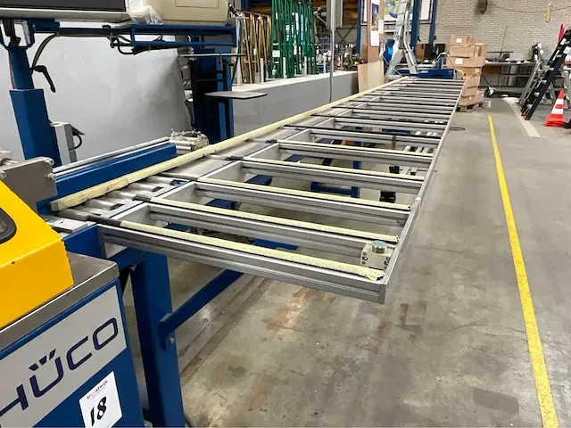2008 schüco pgz+ glaslatprofiel afkortcirkelzaagmachine - afbeelding 19 van  32