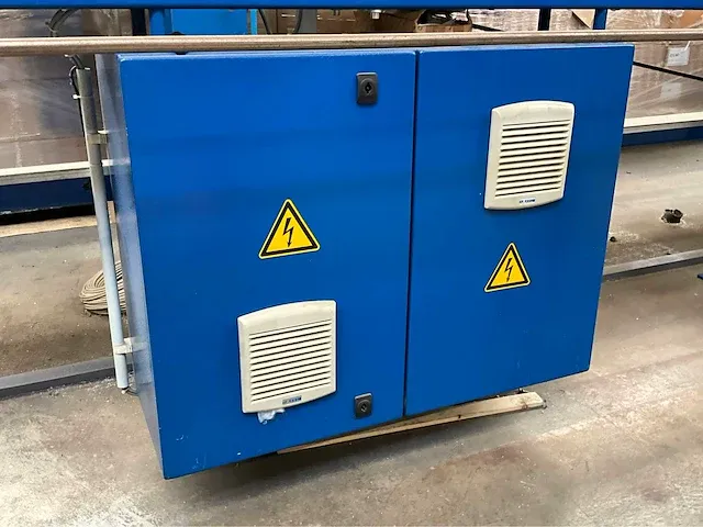 2008 schüco pgz+ glaslatprofiel afkortcirkelzaagmachine - afbeelding 31 van  32