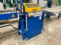 2008 schüco pgz+ glaslatprofiel afkortcirkelzaagmachine - afbeelding 7 van  32