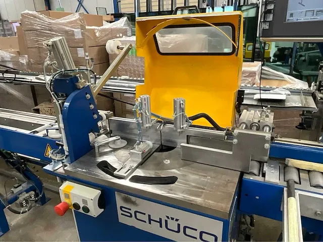 2008 schüco pgz+ glaslatprofiel afkortcirkelzaagmachine - afbeelding 9 van  32