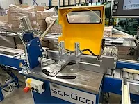2008 schüco pgz+ glaslatprofiel afkortcirkelzaagmachine - afbeelding 9 van  32