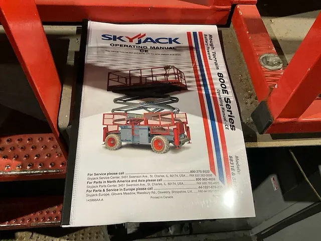 2008 skyjack sj8841 hoogwerker - afbeelding 6 van  19