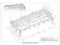 2008 staalconstructie hal circa 282m2 - afbeelding 7 van  8