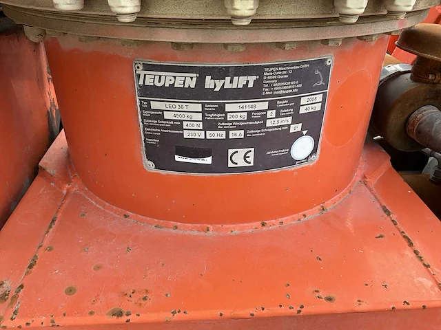 2008 teupen leo36t hoogwerker - afbeelding 3 van  12