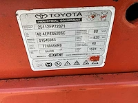2008 toyota 7fbmf20 vorkheftruck - afbeelding 9 van  19