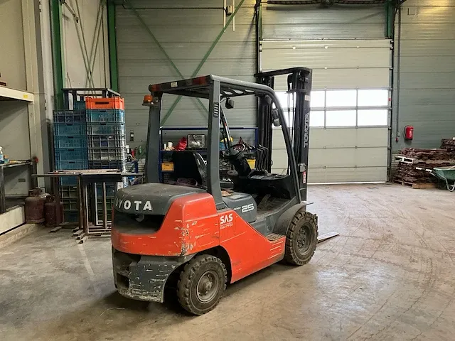 2008 toyota 8fd25 vorkheftruck - afbeelding 13 van  13