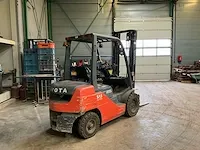 2008 toyota 8fd25 vorkheftruck - afbeelding 13 van  13