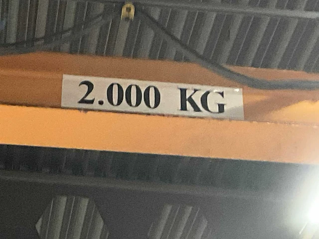 2008 verlinde enkelligger onderhang halkraan 2t - afbeelding 6 van  16