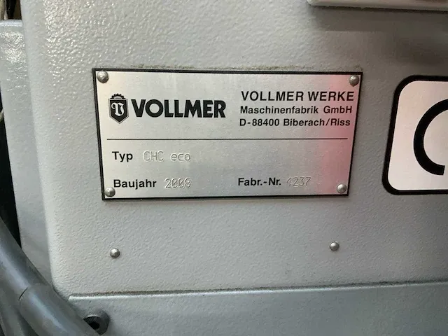 2008 vollmer chc eco cnc zagen slijpmachine - afbeelding 3 van  12