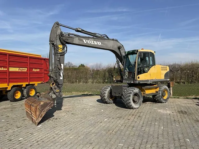 2008 volvo ew160c banden graafmachine - afbeelding 12 van  43