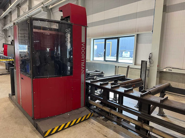 2008 voortman 2008 v600 cnc profielen boormachine met rollenbaan - afbeelding 12 van  20