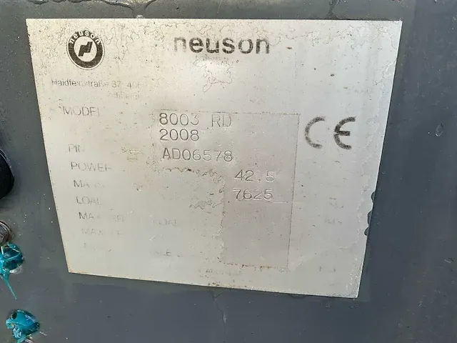 2008 wacker neuson 8003 rd midigraafmachine - afbeelding 31 van  37