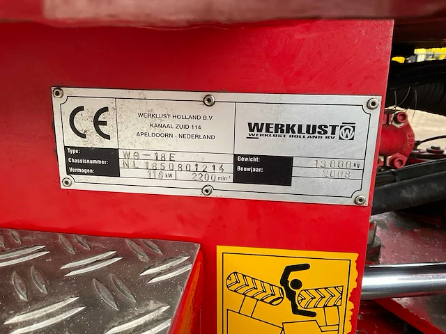 2008 werklust wg-18e wiellader - afbeelding 25 van  34