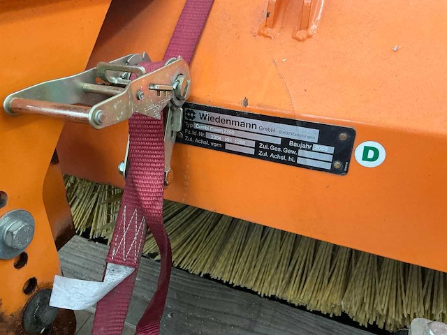 2008 wiedermann combiclean 2350 straatveegborstel met opvangbak - afbeelding 5 van  7