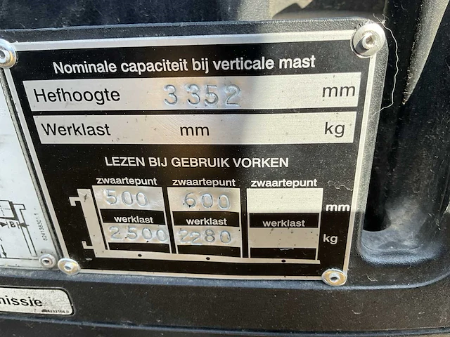 2008 yale gdp25vx vorkheftruck - afbeelding 15 van  24