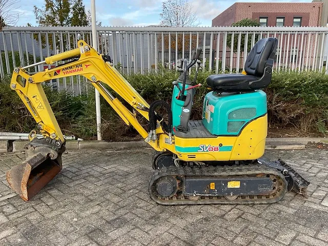 2008 yanmar sv08-1 minigraafmachine - afbeelding 9 van  15