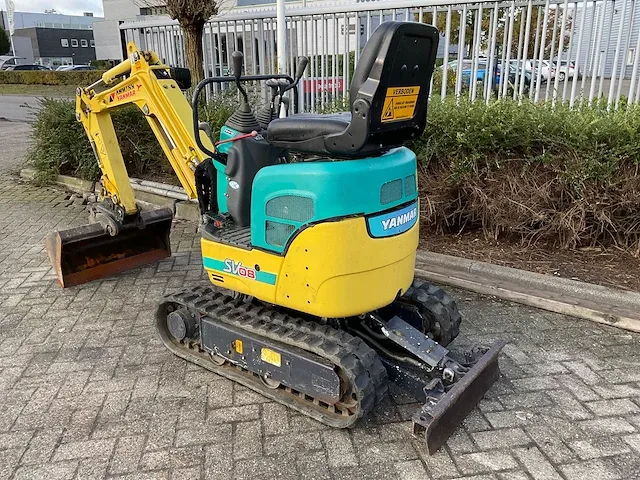2008 yanmar sv08-1 minigraafmachine - afbeelding 10 van  15