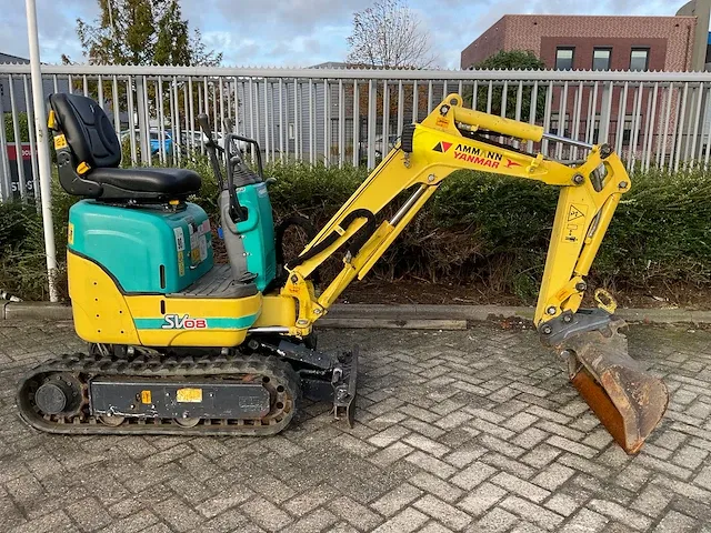 2008 yanmar sv08-1 minigraafmachine - afbeelding 12 van  15