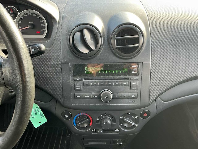 2009 - chevrolet - aveo - 1.2 16v l - personenauto - afbeelding 10 van  11