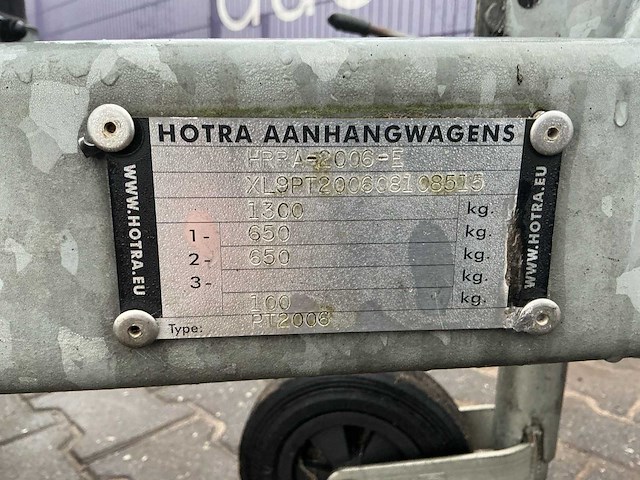 2009 - hotrarijs - pt 2006 - paardentrailer - afbeelding 4 van  12