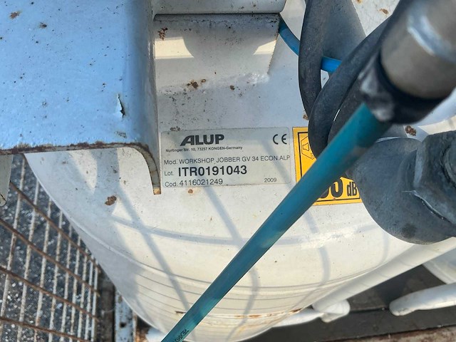 2009 alup workshop jobber gv34 luchtcompressor (2x) - afbeelding 9 van  13