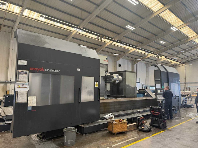 2009 anayak hvm-7000-pc bedfreesmachines met beweegbare kolom - afbeelding 1 van  65