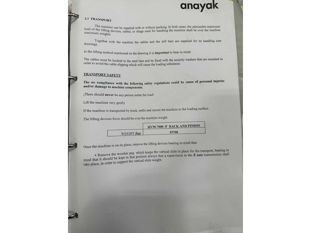 2009 anayak hvm-7000-pc freesmachine voor bed - afbeelding 43 van  56