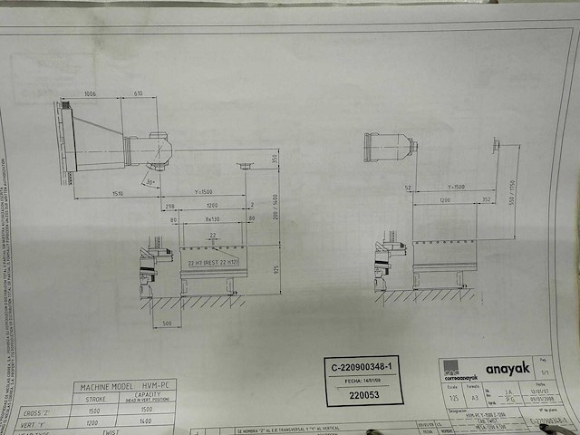 2009 anayak hvm-7000-pc freesmachine voor bed - afbeelding 51 van  56