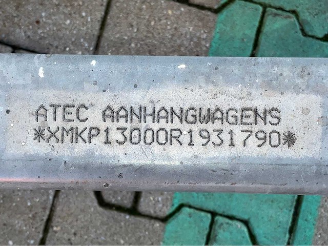 2009 atec stbk400lsvp schaft aanhangwagen / toilet - afbeelding 9 van  17