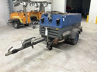 2009 atlas copco luchtcompressor op aanhangwagen - afbeelding 1 van  17