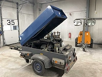 2009 atlas copco luchtcompressor op aanhangwagen - afbeelding 14 van  17