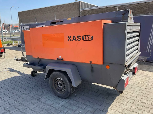 2009 atlas copco xas 186 compressor aanhangwagen - afbeelding 1 van  20