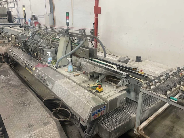 2009 bavelloni glaston double edger vx10sx glasslijp- en waslijn - afbeelding 9 van  34