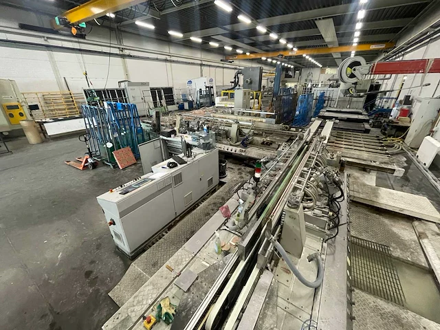 2009 bavelloni glaston double edger vx10sx glasslijp- en waslijn - afbeelding 1 van  34