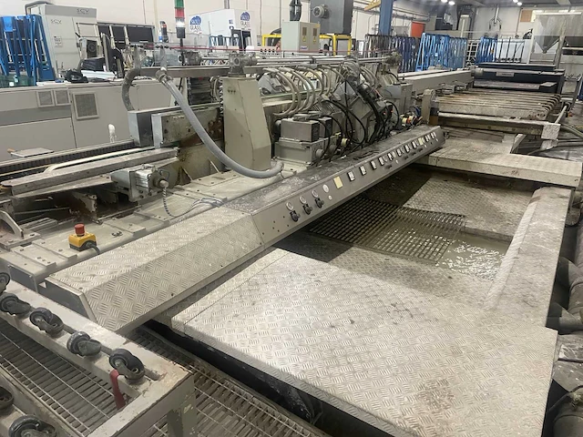 2009 bavelloni glaston double edger vx10sx glasslijp- en waslijn - afbeelding 32 van  34