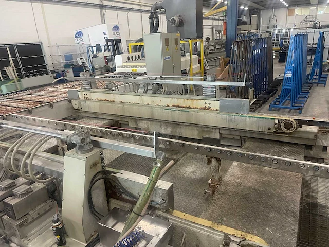 2009 bavelloni glaston double edger vx10sx glasslijp- en waslijn - afbeelding 33 van  34