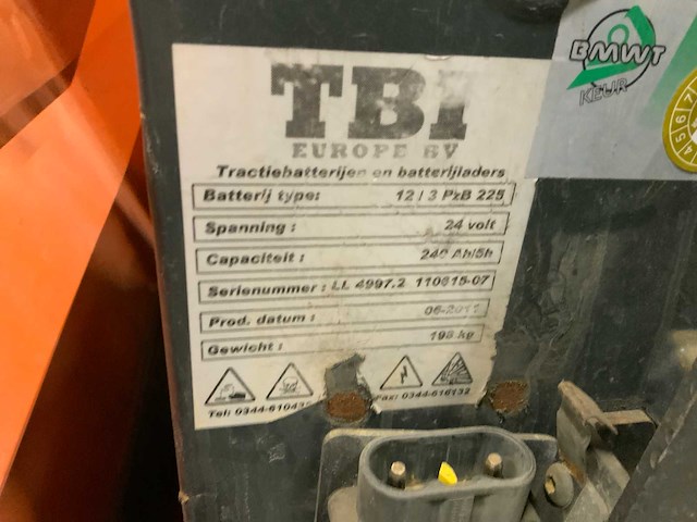 2009 bt lpe200/8 orderpicker - afbeelding 2 van  11