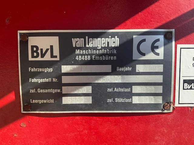 2009 bvl van lengerich v-mix 12ls voermengwagen - afbeelding 36 van  41