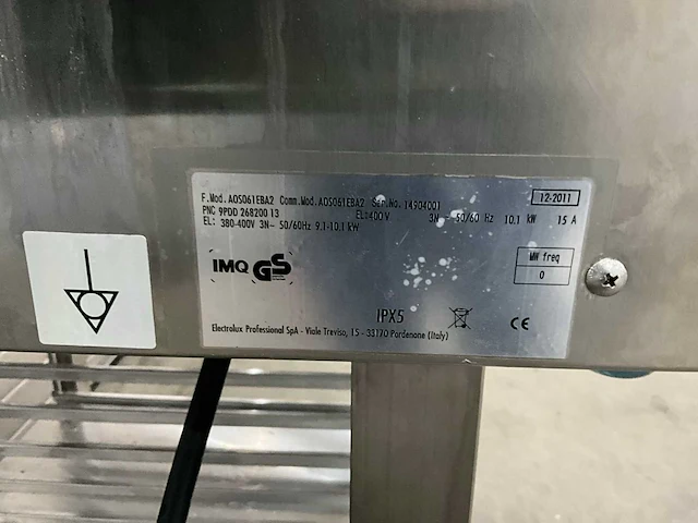 2009 electrolux aos061eaa1 combisteamer - afbeelding 8 van  10