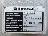 2009 ellimetal 4x 60m3 silo opstelling - afbeelding 11 van  19