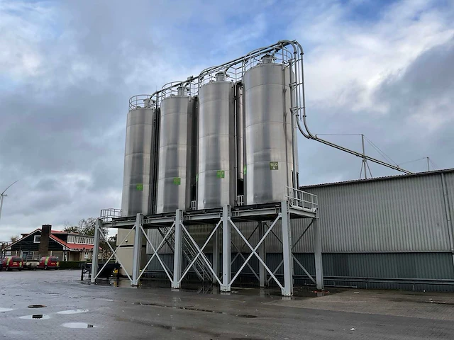2009 ellimetal 4x 60m3 silo opstelling - afbeelding 1 van  19